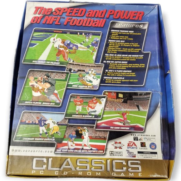 Madden 2000 Big Box PC Game Retro - Picture 3 of 7